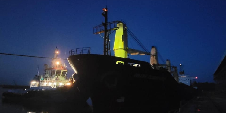 Судно BRAVE COMMANDER із зерном для Африки залишило порт «Південний» (ФОТО)