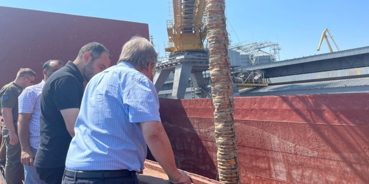 Генсек ООН відвідує Одесу (ФОТО, ВІДЕО)