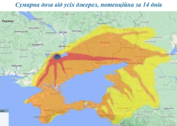 Росію зачепить: у Держатомрегулюванні зробили прогноз, куди піде радіаційна хмара в разі важкої аварії на Запорізькій АЕС (ІНФОГРАФІКА)