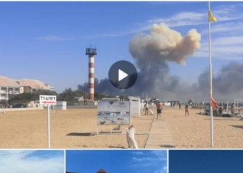 В рф повідомили, що вибухи в Новофедорівці – результат «детонації кількох авіаційних боєприпасів». Але ніхто і ніщо не постраждало (ВІДЕО)