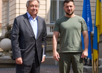 Зеленський зустрівся у Львові з Генсеком ООН. Про що говорили (ФОТО)