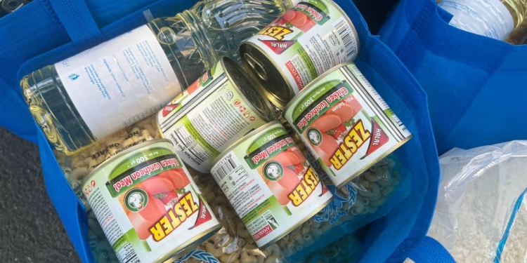 В Миколаєві починають видавати гуманітарну допомогу містянам, які втратили роботу і офіційно зареєстровані в службі зайнятості (ФОТО)