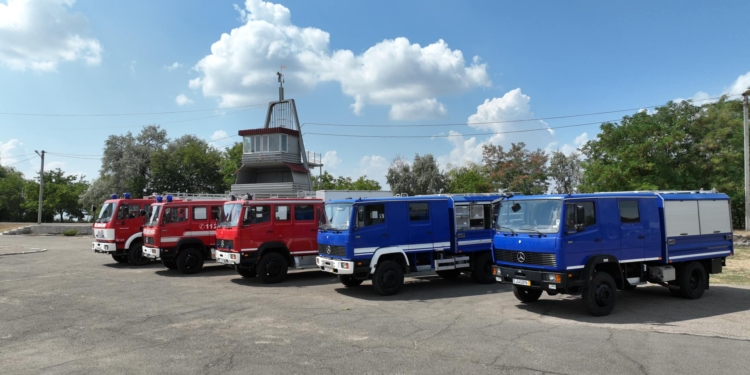 Для потреб Миколаївщини закуплено п’ять спеціалізованих пожежних автомобілів (ФОТО)