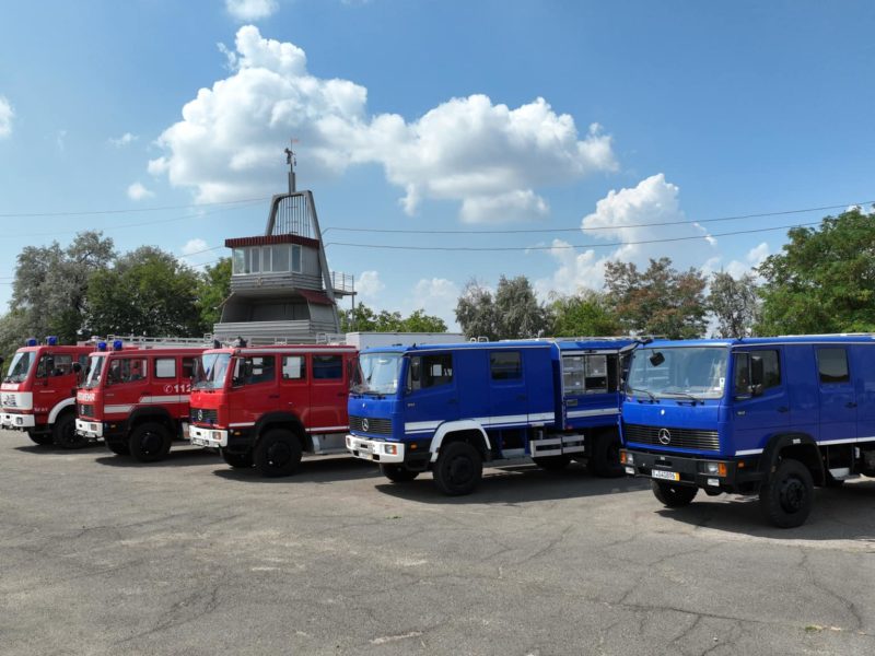 Для потреб Миколаївщини закуплено п’ять спеціалізованих пожежних автомобілів (ФОТО)