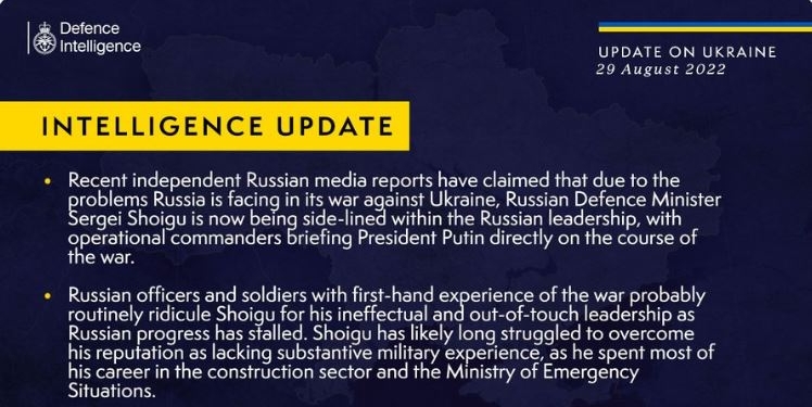 Офіцери і солдати рф на фронті знущаються з Шойгу, – розвідка Британії