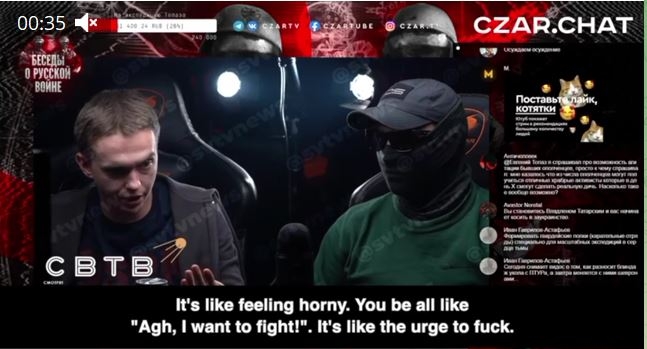 Армія збоченців. Рашист зізнався, що у нього з’являється ерекція від вбивства українців (ВІДЕО)