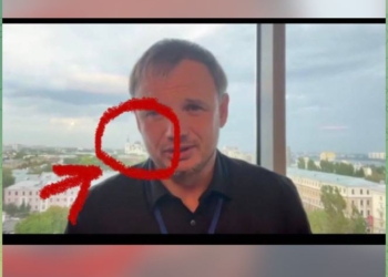 Херсонський колаборант Стремоусов записує свої відео ніби в Херсоні, а насправді – у Воронежі (ФОТО)