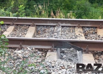 В Курській області невідомі намагались підірвати залізничну колію – пошкодили рейку