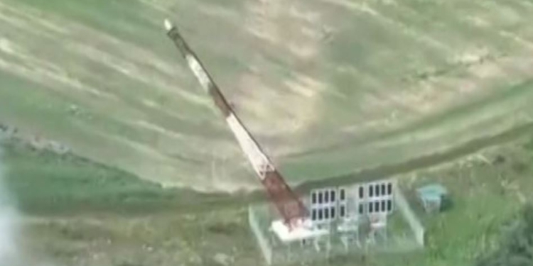 В Бєлгородській області дрон-камікадзе знищив вишку зв’язку і спостереження (ВІДЕО)
