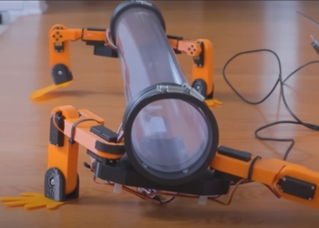 Відеоблогер поставив змію на ноги – створив для неї роботизований екзоскелет (ВІДЕО)