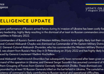 Великі втрати генералів в Україні посилюють проблеми рф у війні – британська розвідка
