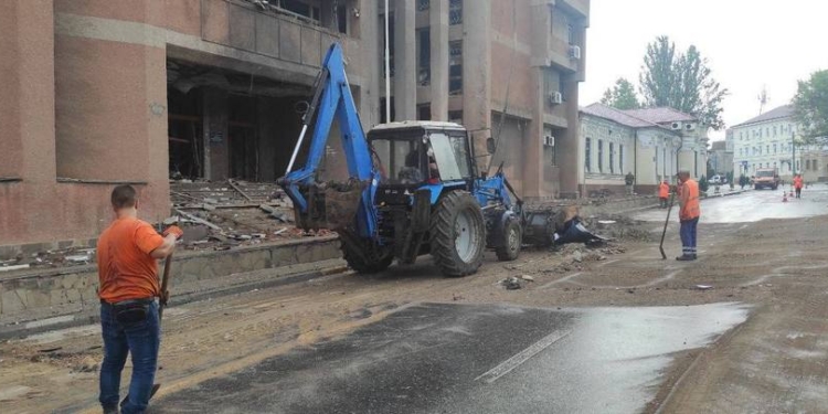 Вночі россіяне двома ракетами вдарили по Чорноморському універсітету ім.П.Могили в Миколаєві (ФОТО)