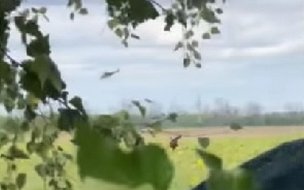 Це українське небо! Львівські десантники збили черговий російський ударний вертоліт Мі-24 (ВІДЕО)