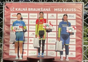 Миколаївські велогонщиці тріумфально виступили у чемпіонаті Латвії з гонок вгору (ФОТО)