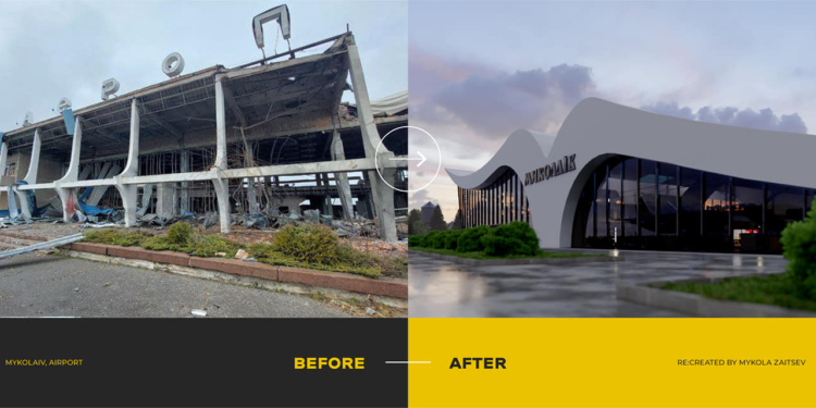 Архітектор показав, як може виглядати відбудований Миколаївський аеропорт (ФОТО)