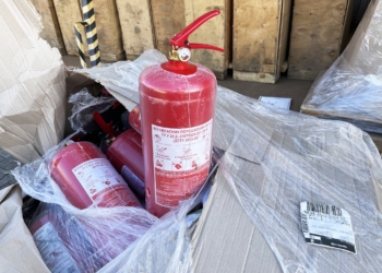 Обладнання гуртожитку для переселенців і містян, які втратили житло, в Миколаєві продовжується: отримано протипожежне обладнання (ФОТО)