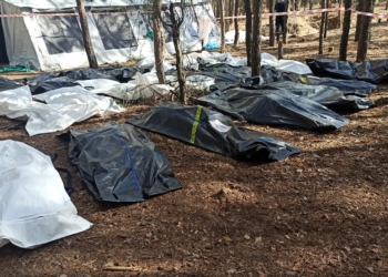 В Ізюмі вже ексгумували 263 тіла, в тому числі два дитячих. На багатьох – сліди катувань, зв’язані руки, кульові отвори, переломи, мінно-вибухові травми (ФОТО, ВІДЕО)