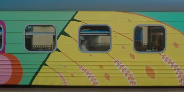 «Потяг до перемоги». Чия історія спротиву зображена на вагоні, присвяченому Миколаївщині (ВІДЕО)