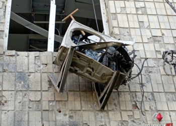 Наслідки нічної ракетної атаки по Миколаєву (ВІДЕО)