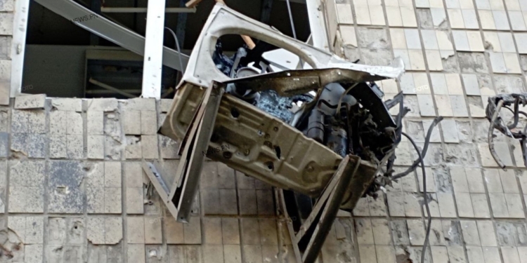 Наслідки нічної ракетної атаки по Миколаєву (ВІДЕО)