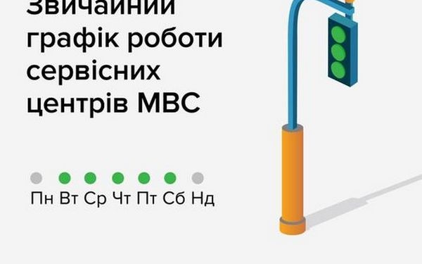 У сервісних центрах МВС Миколаївщини змінено графік роботи