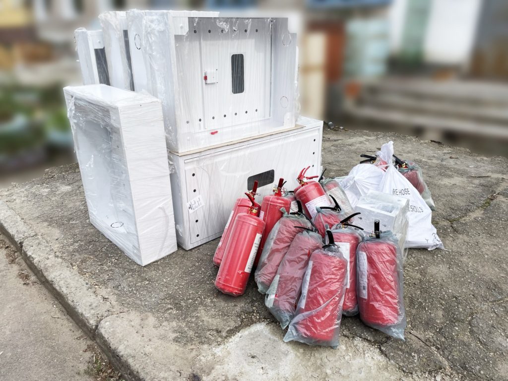 Обладнання гуртожитку для переселенців і містян, які втратили житло, в Миколаєві продовжується: отримано протипожежне обладнання (ФОТО) 3