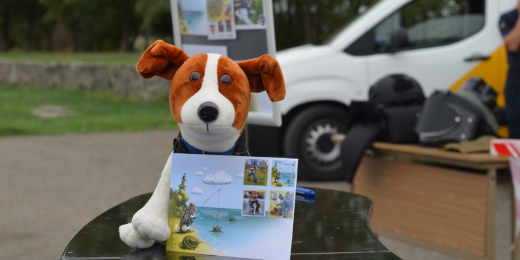 В Миколаєві відбулося спецпогашення марки, присвяченої псу Патрону (ФОТО)
