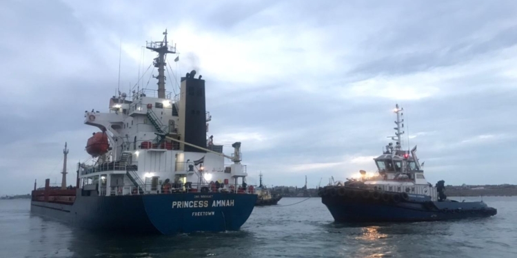 З портів Великої Одеси вийшов черговий караван з українським зерном (ФОТО)