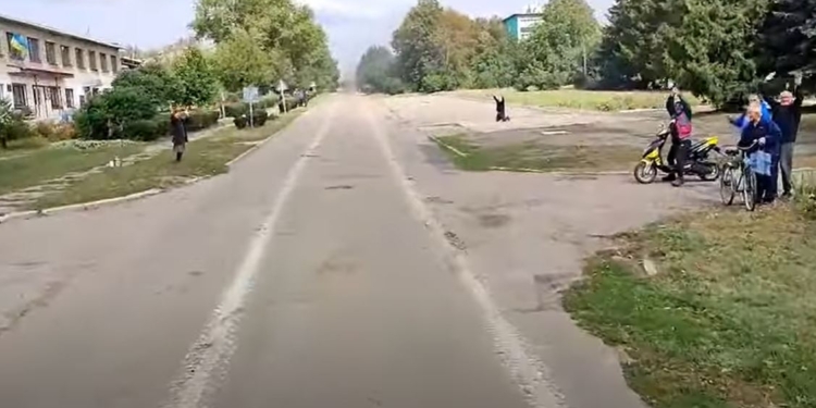 Як у Балаклії ЗСУ вітали (ВІДЕО)