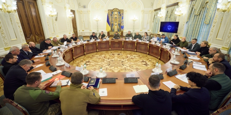 Питання щодо забезпечення колективної безпеки України та євроатлантичного простору: пройшло засідання РНБО (ФОТО)