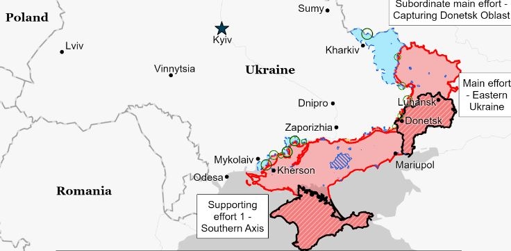 На Херсонщині росіяни намагаються відходити організовано, щоб не допустити хаосу, – ISW