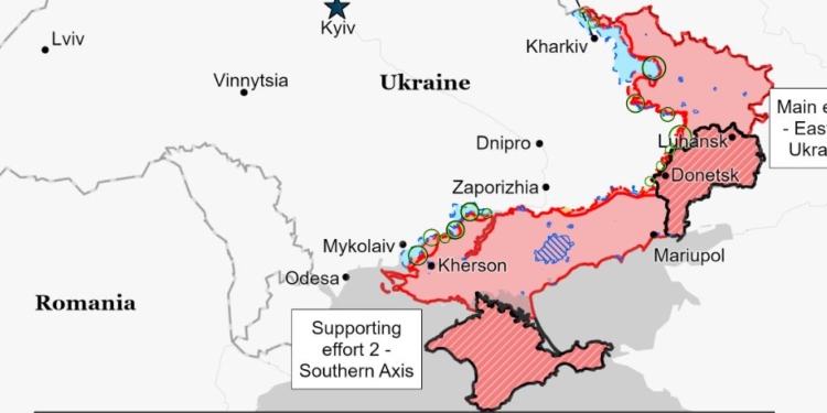 ЗСУ продовжують наступ на Куп’янськ та  Ізюм, Кремль намагається їх зупинити, – ISW