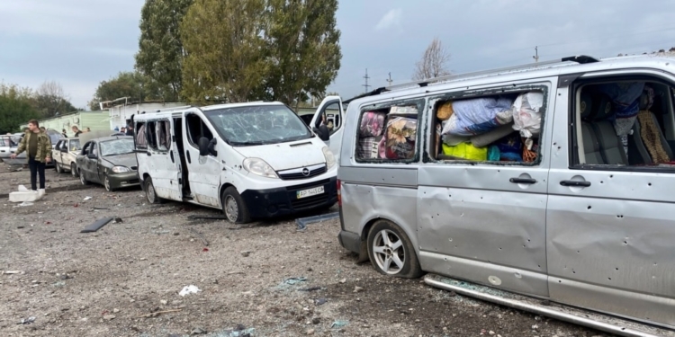 Для удару по гуманітарній колоні під Запоріжжям росія, ймовірно, використала ракету ППО великої дальності, – британська розвідка