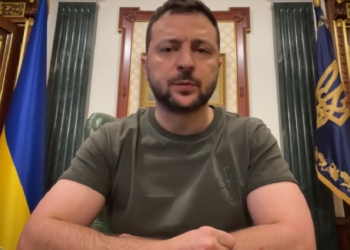 «Тільки повне витіснення окупантів з української землі й демонтаж агресивних можливостей держави-терориста – це шлях до миру» – звернення Зеленського (ВІДЕО)