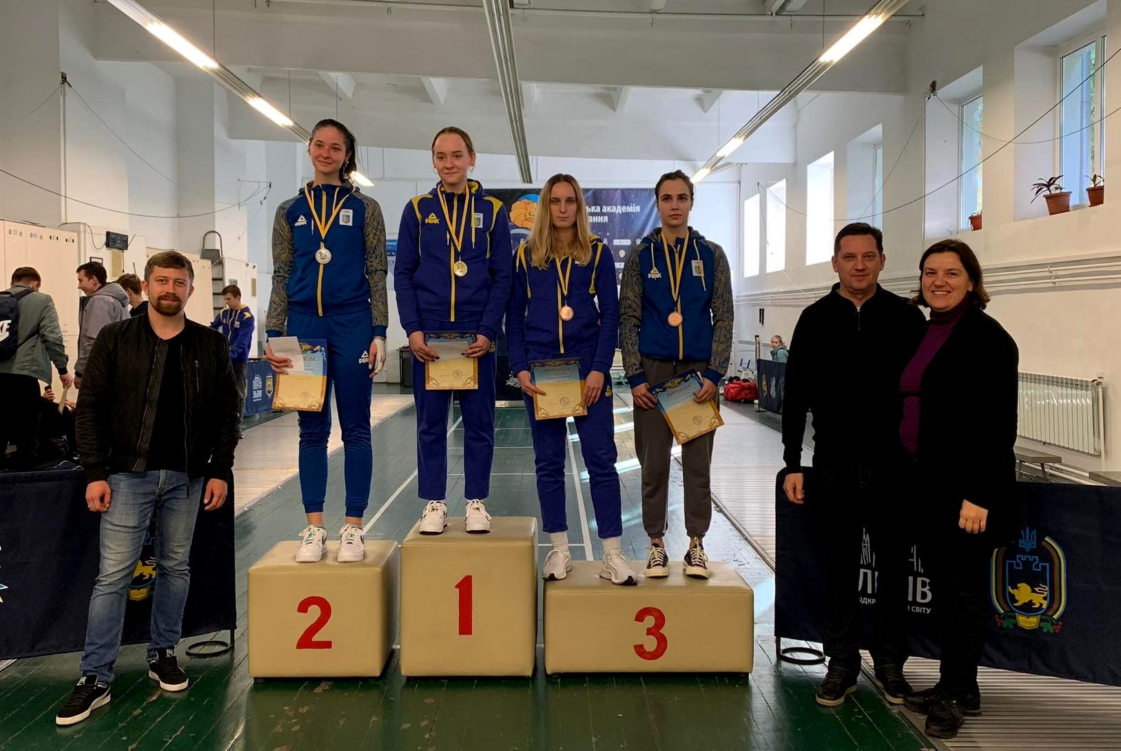 Миколаївські шаблістки здобули нагороди чемпіонату України серед молоді