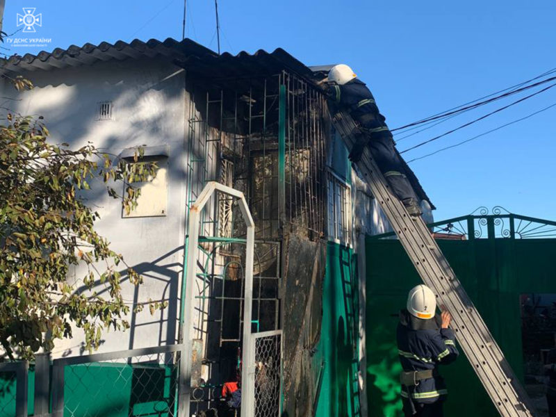 В Миколаєві за вчора загасили одну «мирну» пожежу (ФОТО)
