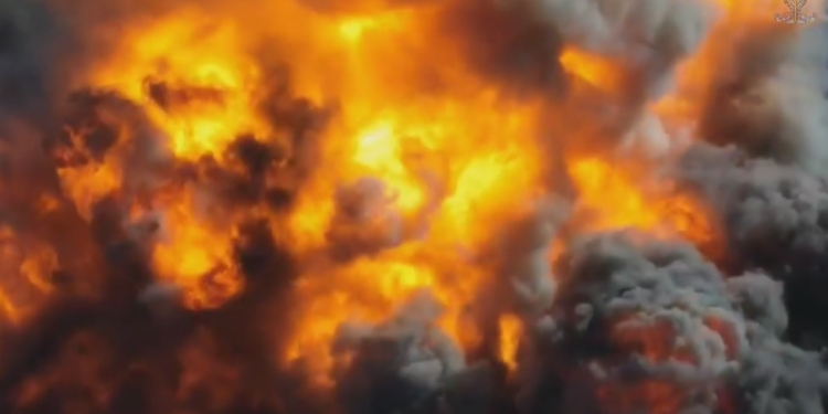 Миколаївські десантники знищили “Змія Горинича” – російську установку розмінування УР-77