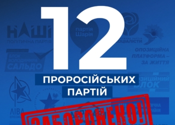 За ініціативи СБУ в Україні остаточно заборонили діяльність 12 проросійських партій