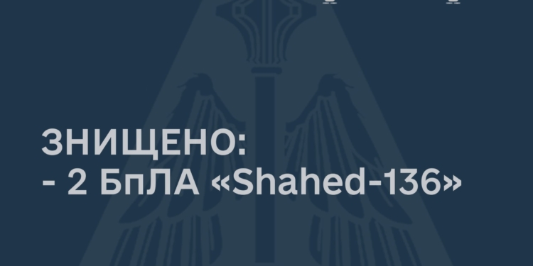 На Херсонщині збито два дрони-камікадзе