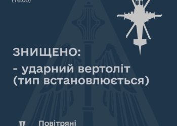На Харківщині збито російський ударний вертоліт