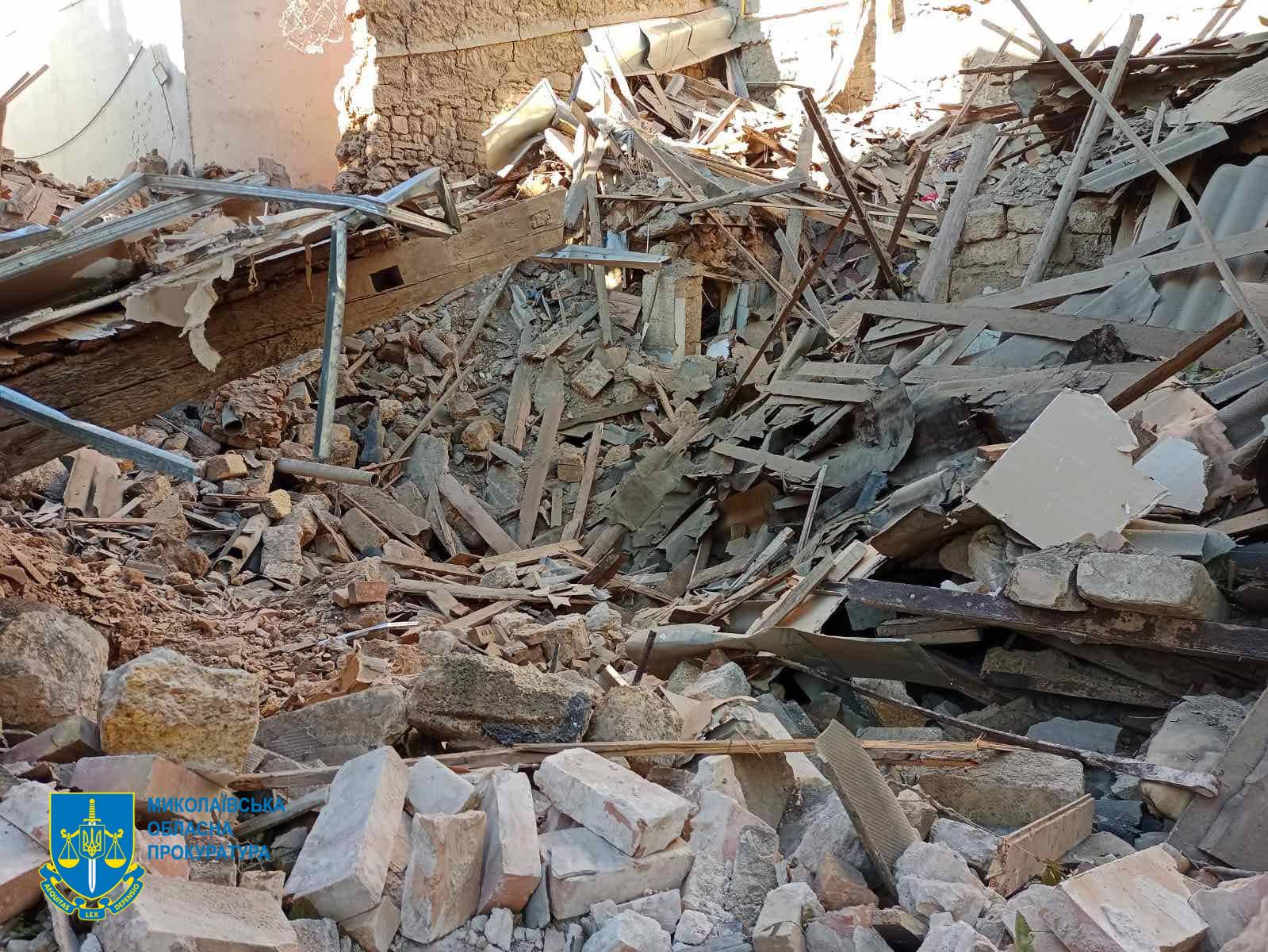 По факту чергової ракетної атаки росіян по центру Миколаєва розпочато розслідування (ФОТО)