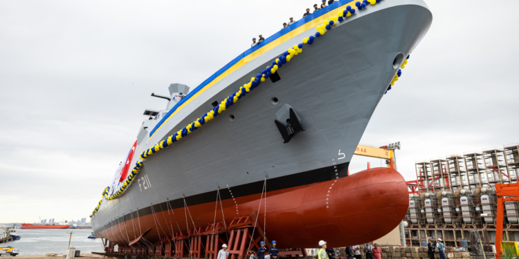 В Туреччині спустили на воду корвет класу Ada «Гетьман Іван Мазепа» (ФОТО, ВІДЕО)