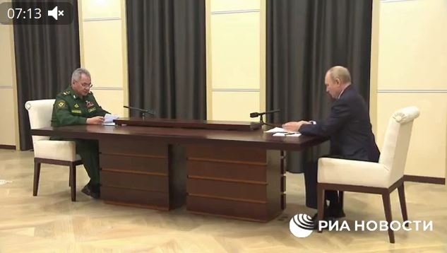 Шойгу відзвітував путіну про закінчення мобілізації – 82 тис. вже в Україні, ще 218 тис. нібито готуються