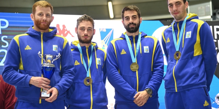 Українські шаблісти здобули «бронзу» Кубку Європи. І в цьому є вклад миколаївця Юрія Цапа (ФОТО)