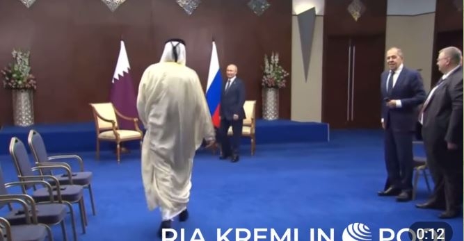 Ждун. Тепер путін чекав на еміра Катару (ВІДЕО)