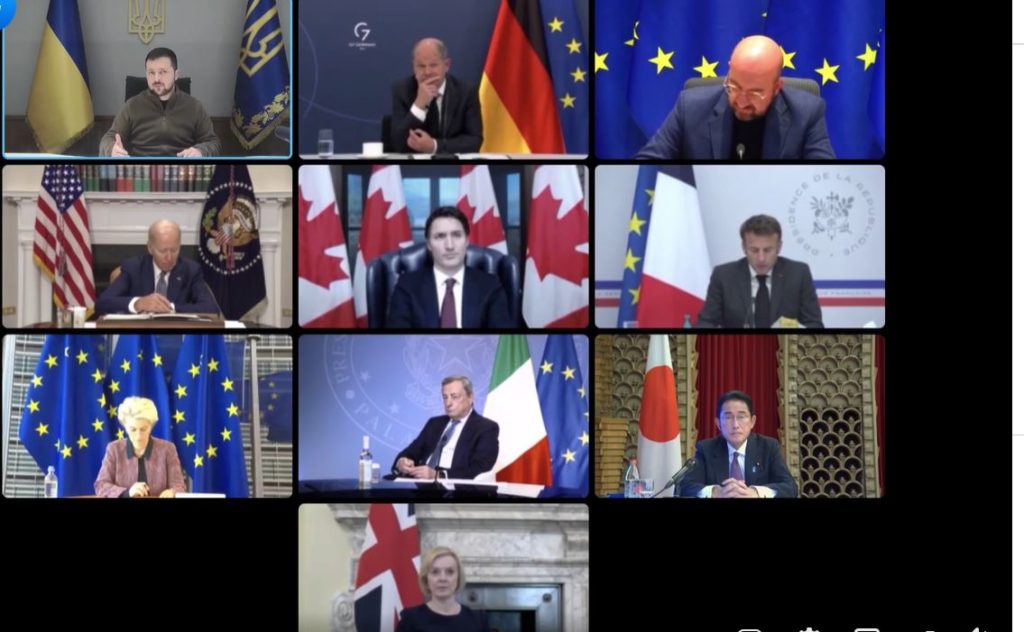 Лідери G7 зробили заяву за підсумками віртуальної зустрічі, в якій взяв участь президент Зеленський 1