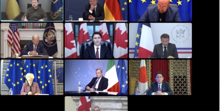 Лідери G7 зробили заяву за підсумками віртуальної зустрічі, в якій взяв участь президент Зеленський