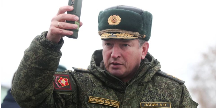 В рф пишуть про звільнення Лапіна з посади командувача угруповання російських військ “Центр”
