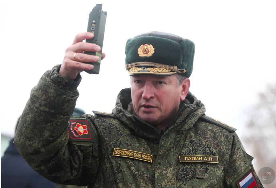В рф пишуть про звільнення Лапіна з посади командувача угруповання російських військ "Центр" 1