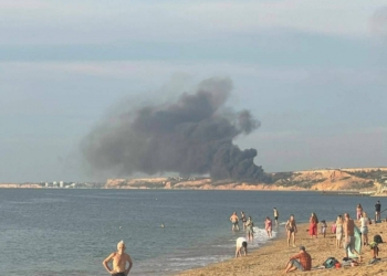 В Криму горить Бельбек (ФОТО, ВІДЕО)